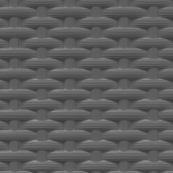 2 db fekete polipropilén növénytartó 30 x 30 x 37 cm