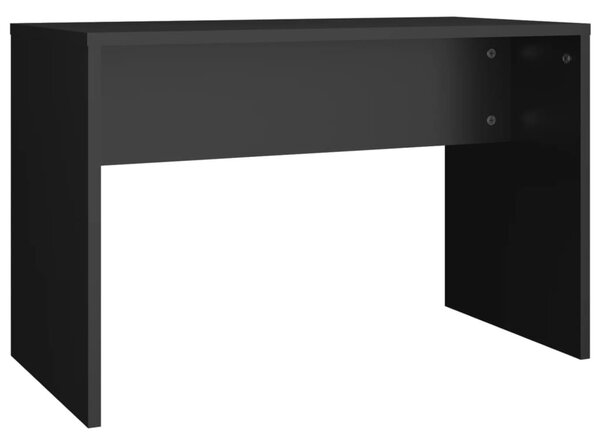 Fekete szerelt fa fésülködőszék 70 x 35 x 45 cm