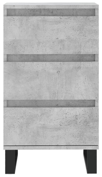 Betonszürke szerelt fa tálalószekrény 40 x 35 x 70 cm