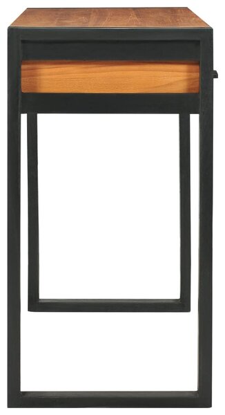 Újrahasznosított tíkfa íróasztal 2 fiókkal 100 x 40 x 75 cm
