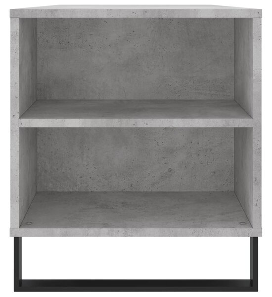 Betonszürke szerelt fa dohányzóasztal 102x44,5x50 cm