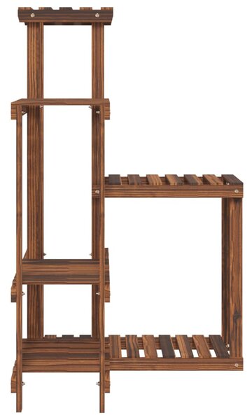 Tömör fenyőfa virágtartó állvány 62,5 x 61,5 x 101,5 cm
