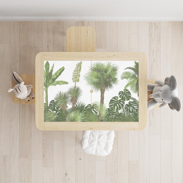 IKEA FLISAT asztal bútormatrica - Trópusi növényzet