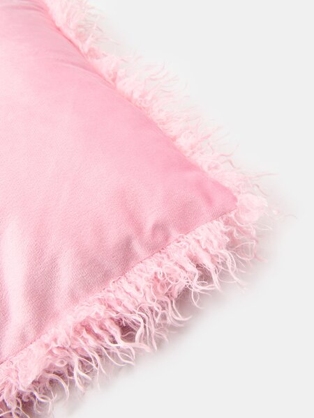 Sinsay - Műszőrme párna - pasztellpink