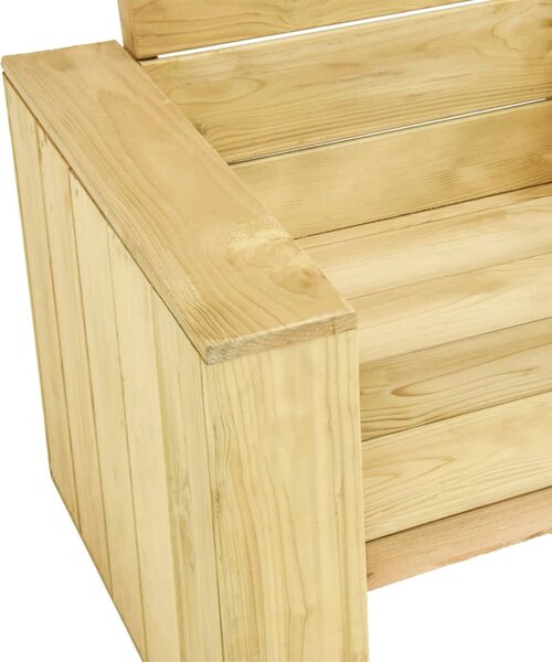Impregnált fenyőfa kerti pad 179 cm