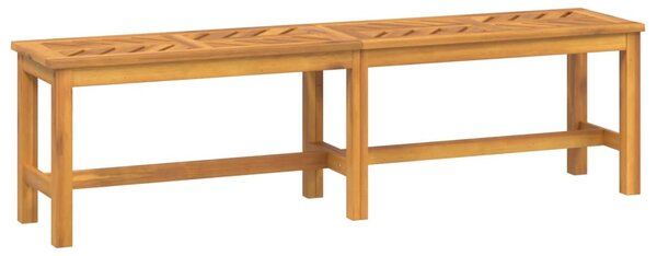 Tömör akácfa kerti pad 150 cm