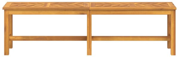 Tömör akácfa kerti pad 150 cm