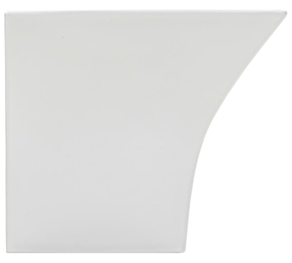 Falra szerelhető fehér kerámia mosdókagyló 500 x 450 x 410 mm