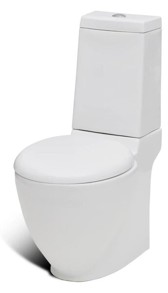 Fehér kerámia WC és bidé szett