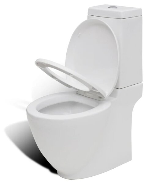 Fehér kerámia WC és bidé szett