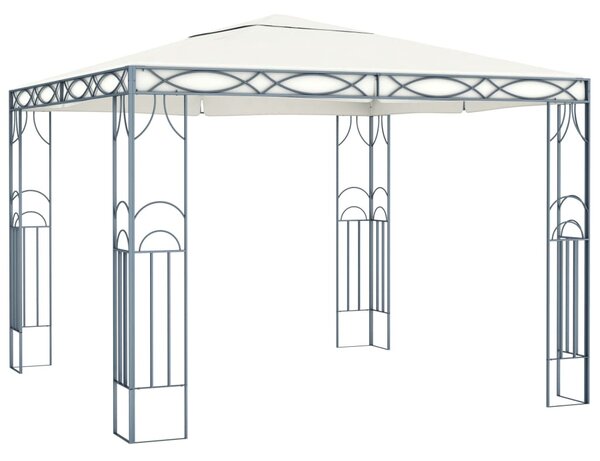Krémszínű pavilon 300 x 300 cm