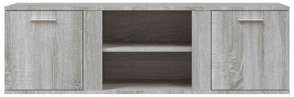 Szürke sonoma szerelt fa TV-szekrény 120 x 34 x 37 cm