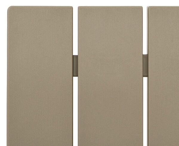 Világosbarna polipropilén kerti adirondack szék 75x88,5x89,5 cm