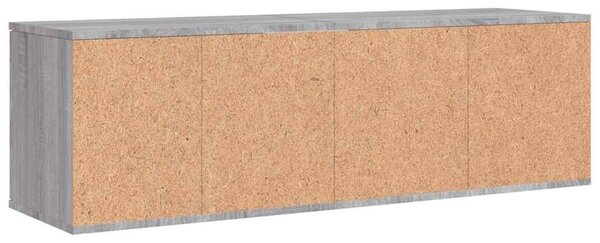 Szürke sonoma szerelt fa TV-szekrény 120 x 34 x 37 cm