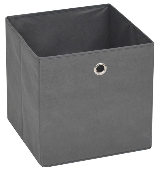 10 db szürke, nem szőtt tárolódoboz 32 x 32 x 32 cm