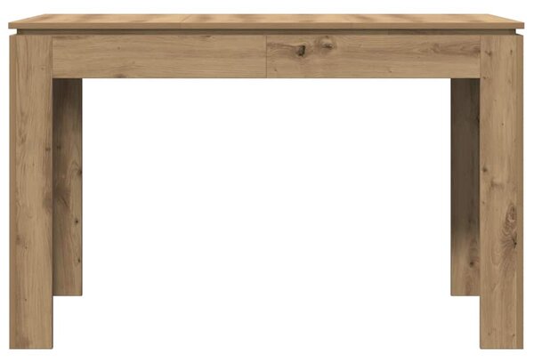 Étkezőasztal kézműves tölgy 120x60x76 cm műszaki fa