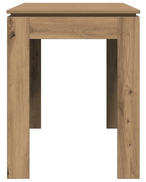 Étkezőasztal kézműves tölgy 120x60x76 cm műszaki fa