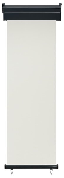 Krémszínű oldalsó terasznapellenző 65 x 250 cm
