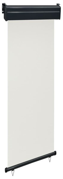 Krémszínű oldalsó terasznapellenző 65 x 250 cm