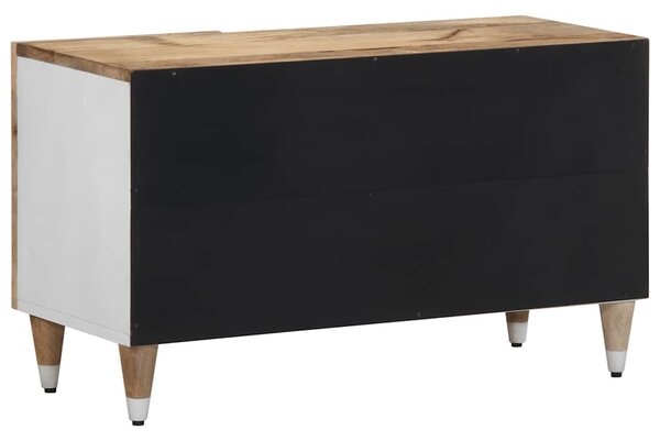 Tömör mangófa TV-szekrény 80x31,5x46 cm
