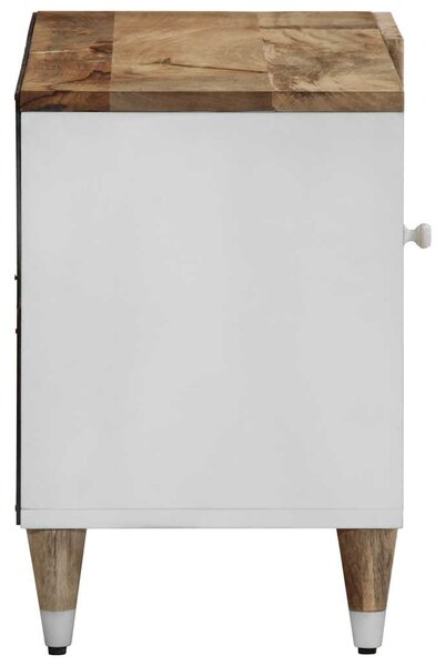 Tömör mangófa TV-szekrény 80x31,5x46 cm