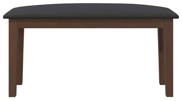 VidaXL barna tömörfa gumiból pad 90 cm