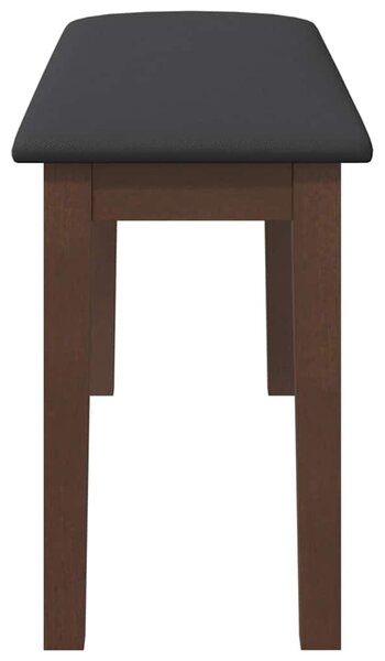 VidaXL barna tömörfa gumiból pad 90 cm