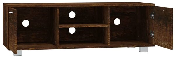 Füstös tölgy színű szerelt fa TV-szekrény 120 x 40,5 x 35 cm