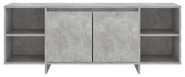 Betonszürke szerelt fa TV-szekrény 130x35x50 cm