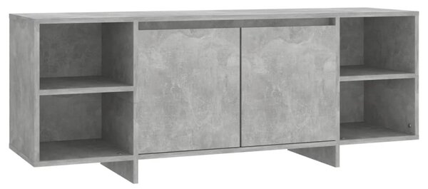 Betonszürke szerelt fa TV-szekrény 130x35x50 cm