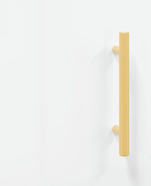 Magasfényű fehér szerelt fa tálalószekrény 100 x 36 x 60 cm