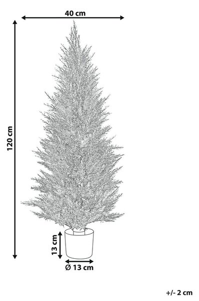 Műnövény CEDAR TREE 120 cm Zöld