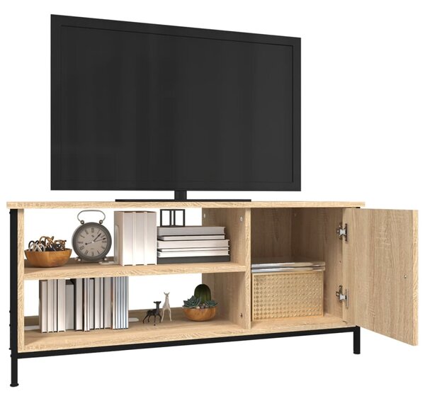 Sonoma tölgyszínű szerelt fa TV-szekrény 100x40x45 cm