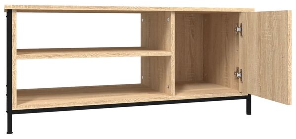 Sonoma tölgyszínű szerelt fa TV-szekrény 100x40x45 cm
