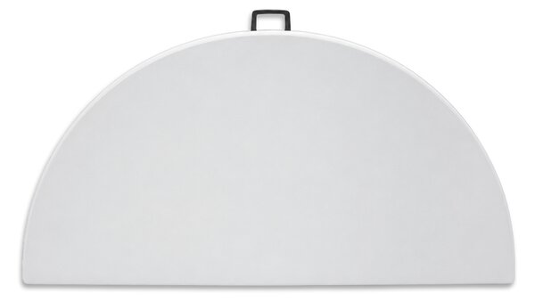 Kerti asztal összecsukható Ø122 cm HDPE, fehér