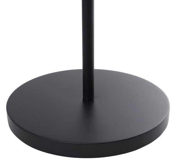 Lindby LED-es szolár állólámpa Samine, fekete, fém, fényerőszabályozható, dimmelhető, Fekete, fém, Modern