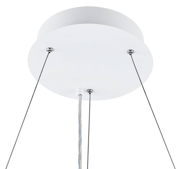 Deko-Light LED panel, fehér, Ø 63 cm, fém, CCT, dimmelhető, 50 W, dimmelhető, Fehér / opál, Dolgozószoba / Iroda, Alumínium, Modern