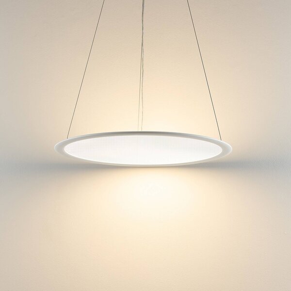 Deko-Light LED panel, fehér, Ø 63 cm, fém, CCT, dimmelhető, 50 W, dimmelhető, Fehér / opál, Dolgozószoba / Iroda, Alumínium, Modern