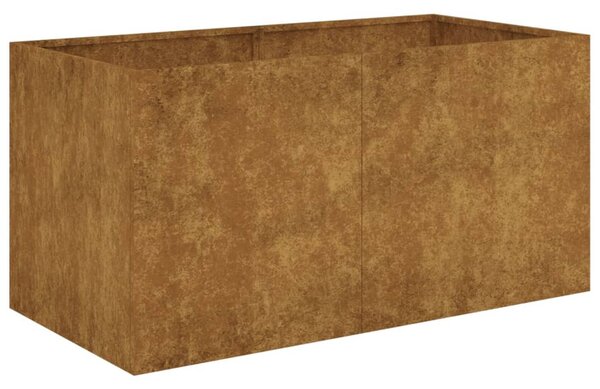 Corten acél növénytartó 80 x 40 x 40 cm