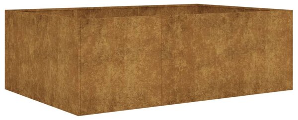 Corten acél kerti magaságyás 120x80x40 cm