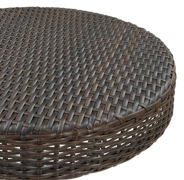 VidaXL 3 részes barna polyrattan kerti bárszett párnákkal