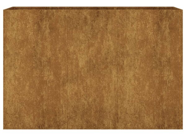 Corten acél kerti magaságyás 120x40x80 cm