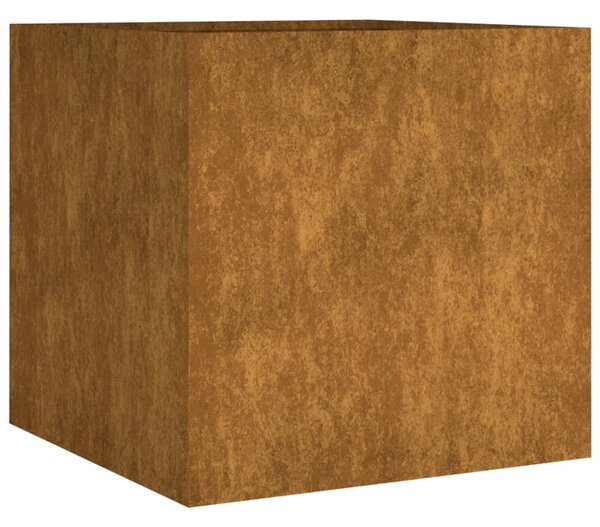 Corten acél növénytartó 40x41x40 cm