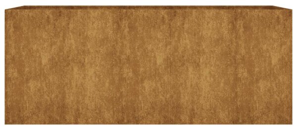 Corten acél kerti magaságyás 200x80x80 cm