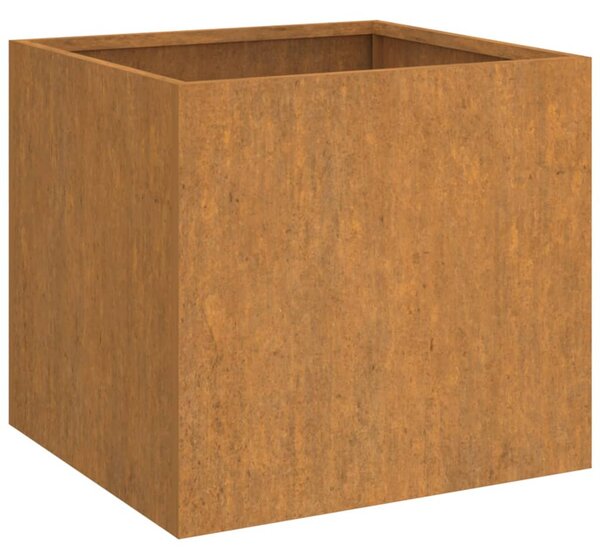 2 db corten acél növénytartó 49x47x46 cm