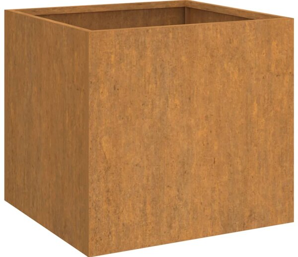 2 db corten acél növénytartó 32 x 30 x 29 cm
