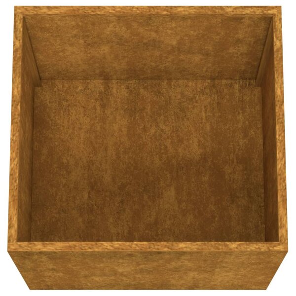 2 db corten acél növénytartó 49x47x46 cm