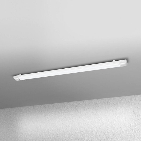 OSRAM LED-es világítócsík POWER BATTEN, 4000 K, 120 cm, 2 izzós., Fehér / opál, Folyosó, fém