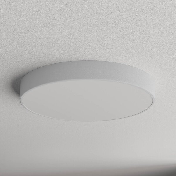 TEMAR LIGHTING Cleo 600 mennyezeti világítás, Ø 60 cm, szürke, dimmelhető, Alu / szürke / cink, Nappali / Étkező, fém, Modern