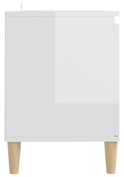 Modern TV-Szekrény - Fehér - 103,5x35x50 cm